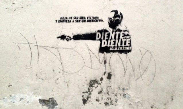 Diente por Diente graffiti